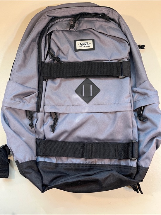 Vans Other - Vans Two-Tone Gray and Black Skate Backpack